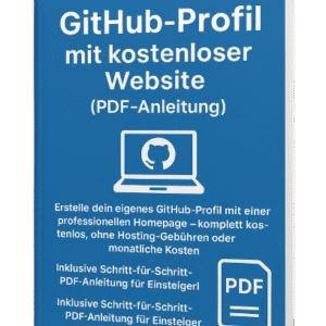 GitHub-Profil mit kostenloser Website (PDF-Anleitung)